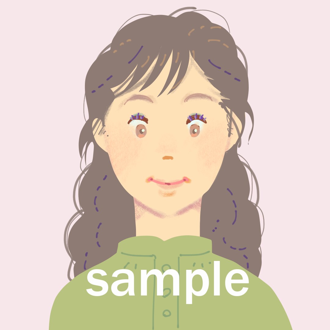 ふんわり優しいイラストアイコン作成します SNS、ブログなどで使用する手描き風アイコン作成します イメージ3