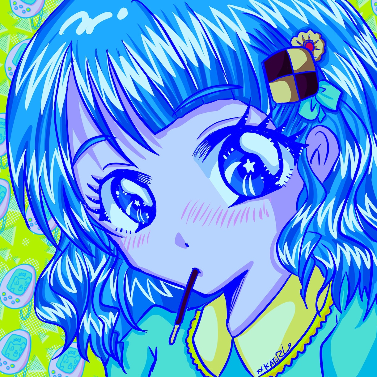 レトロポップなアイコンを描きます レトロポップなアイコンを、最短2日で納品まで♪ イメージ1