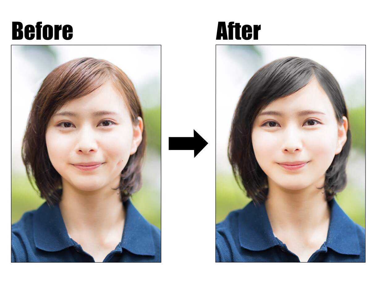 レタッチのプロが写真の修正します 納得がいくまで何度でも修正します！ イメージ3