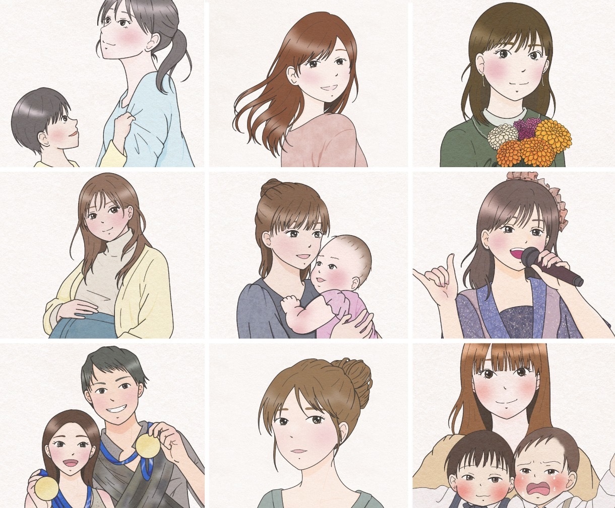 商用利用◎ゆるくてかわいい似顔絵イラストを描きます 【2名様限定価格】インスタ、XなどのSNSアイコンにおすすめ イメージ1