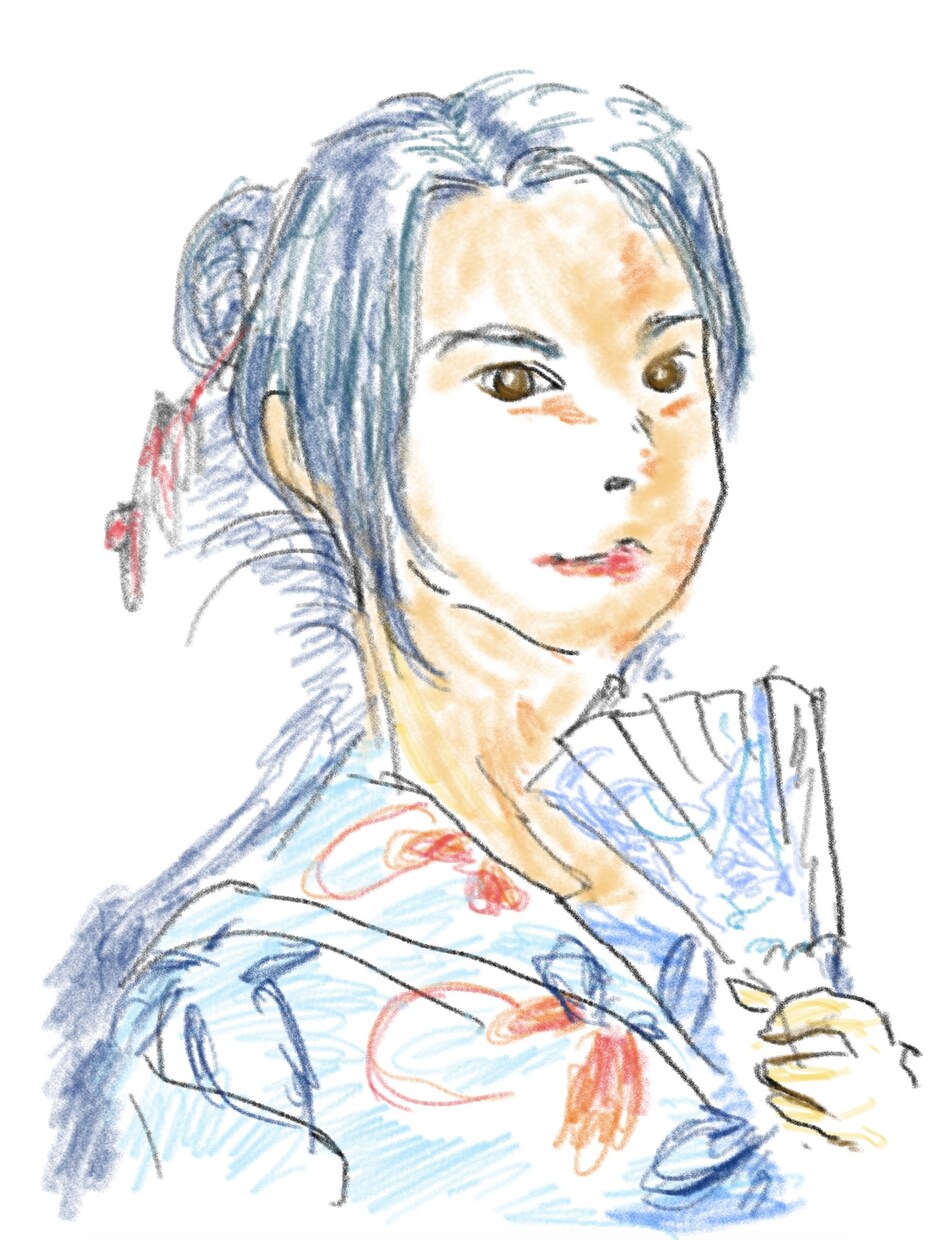 誕生日、成人、還暦祝い向けの似顔絵を制作します お写真から手描きにてデザインいたします。記念に残る一品 イメージ2