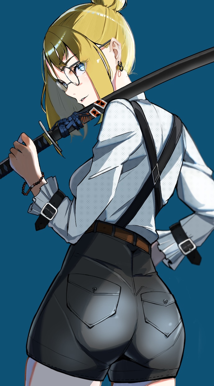 かっこいい系の女子を描いてます アニメ塗りに近いシンプルで飽きない塗り方 イメージ7