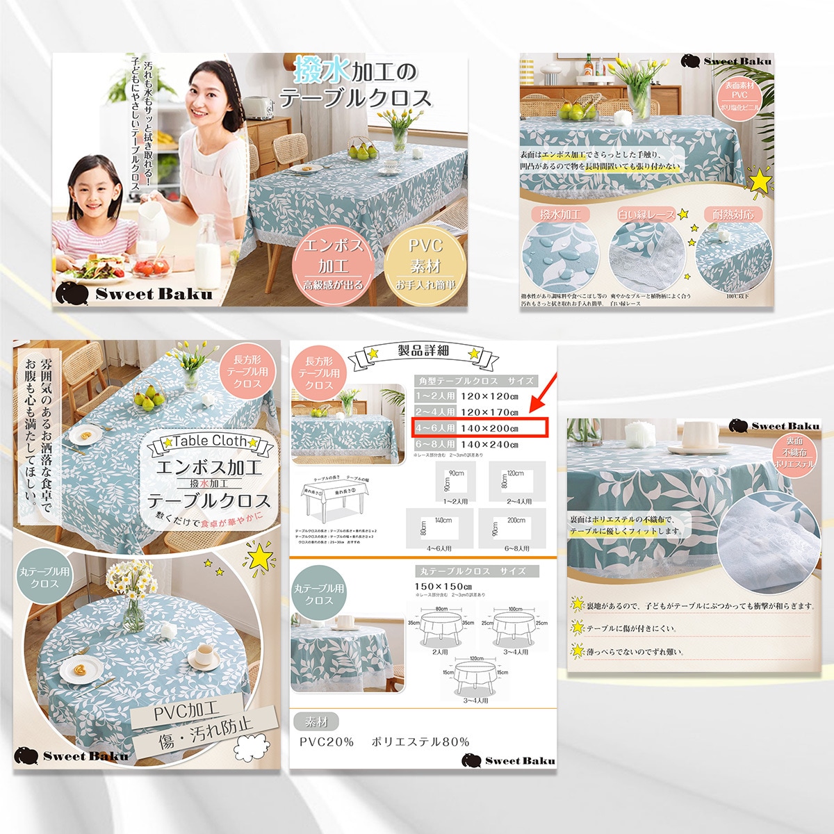 ECサイトの商品画像を一式6枚に作成いたします 中国輸入・amazon・楽天・ヤフーの商品トップ画・サブ画像 イメージ6