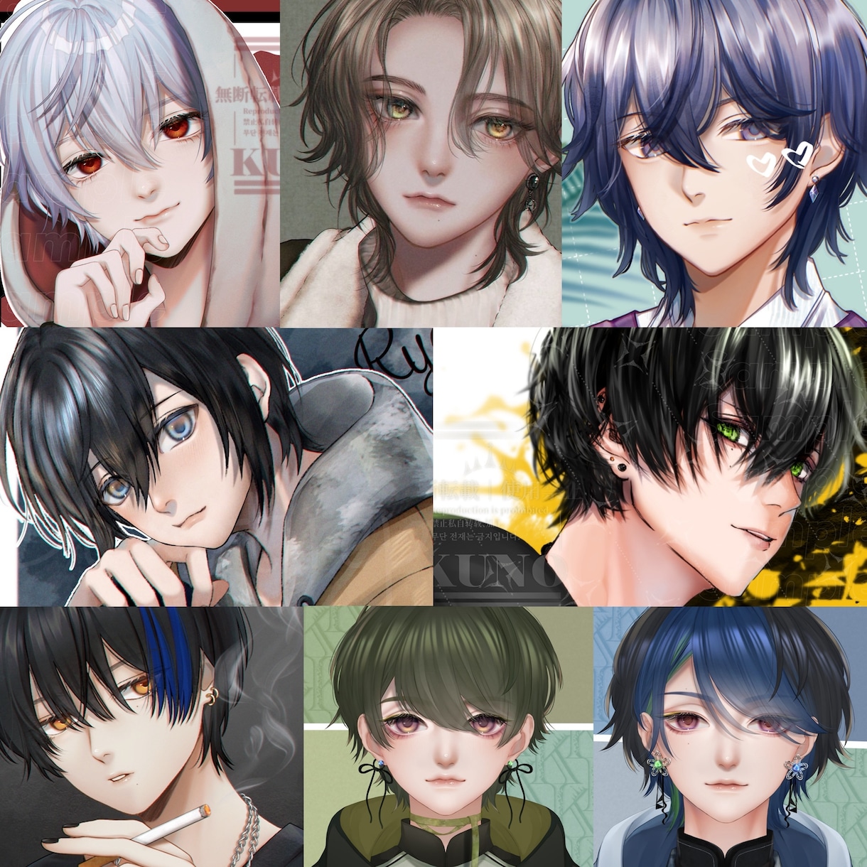 SNS / 配信活動者向けイラスト制作します SNS・配信活動で使いやすく綺麗なイラストを制作します✨️ イメージ4