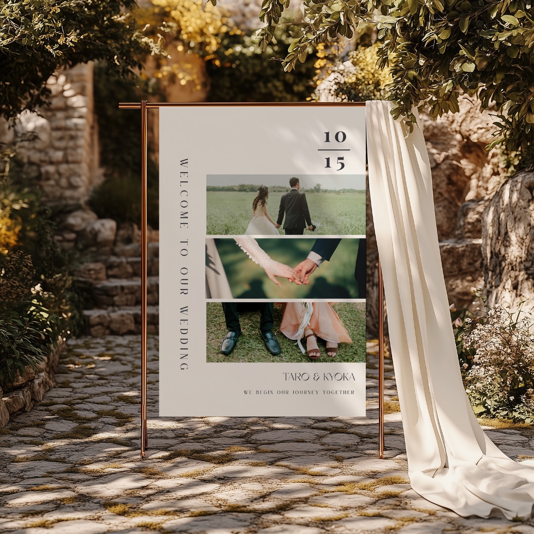 ウェルカムタペストリーつくります ウェルカムスペースに飾るだけで