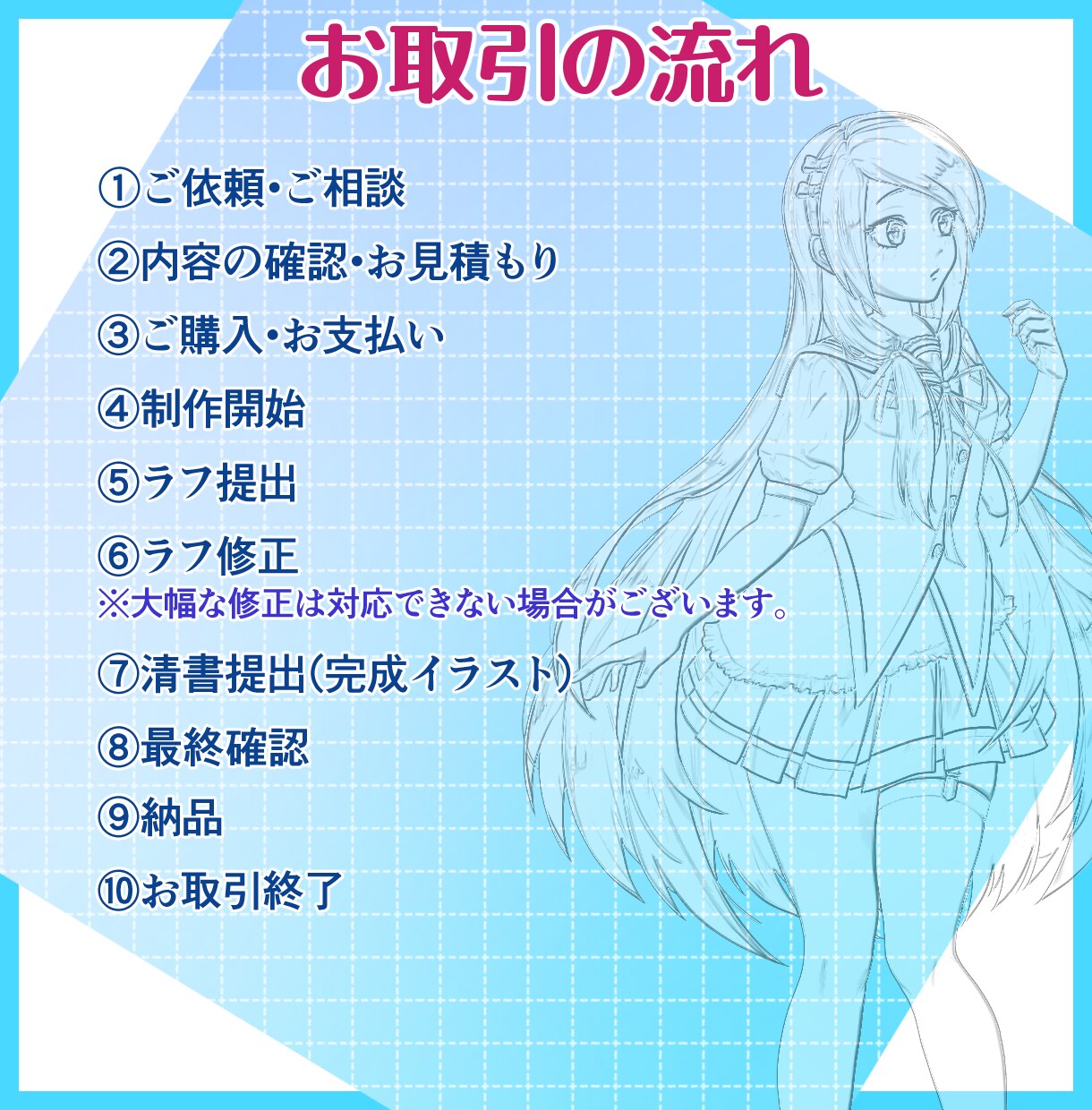 おためし！TRPGや配信に！等身立ち絵描きます あなたのキャラクターを鮮やかで綺麗に描き上げます！ イメージ8