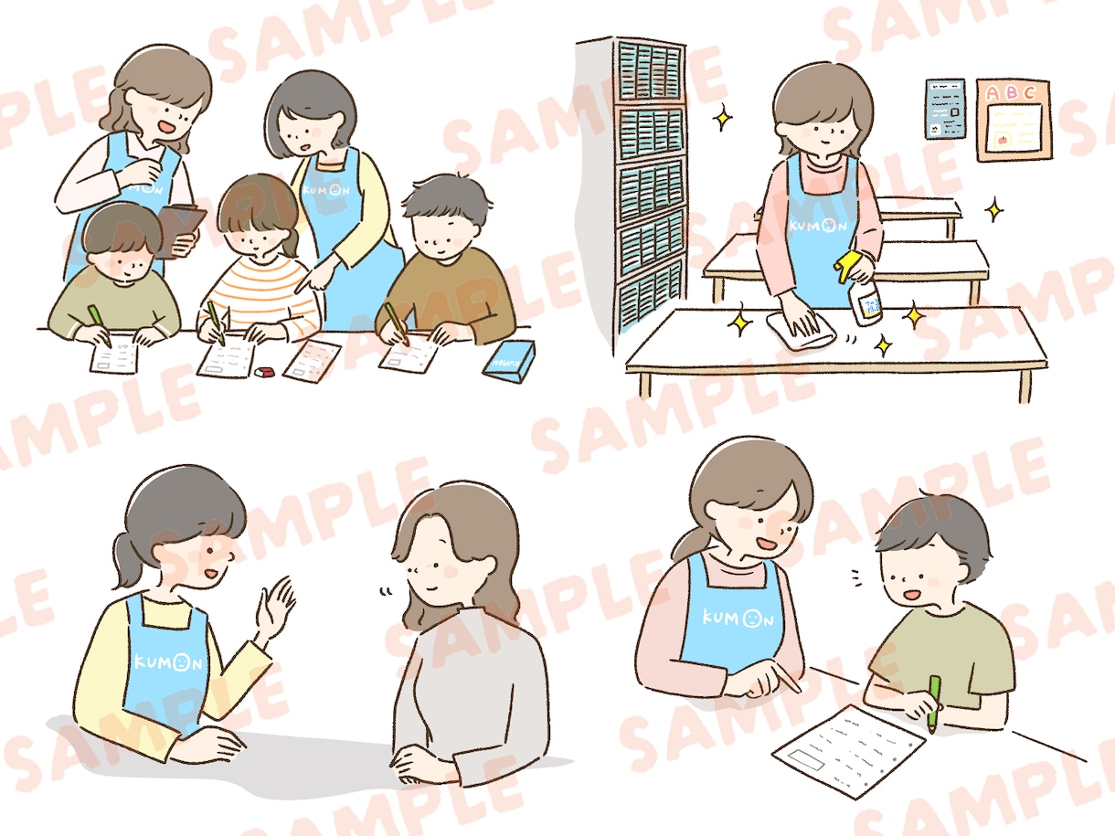 商用利用可⭐︎ゆるくて分かりやすいイラスト描きます 『手描き風⭐︎かわいいシンプルイラスト！』 イメージ6