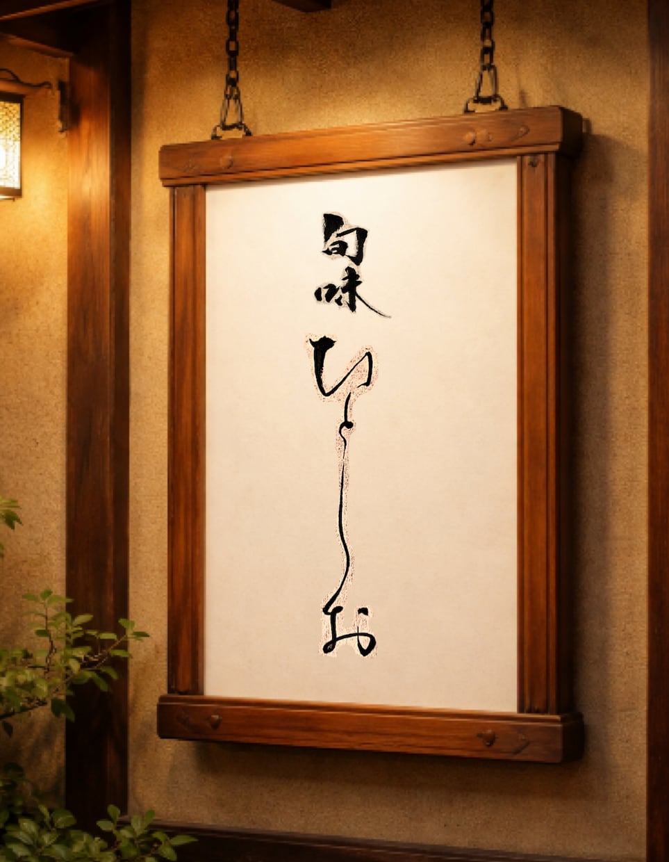 お店の雰囲気を引き立てる筆文字を作ります 店主の想いを一本の線に込めて書きます イメージ1