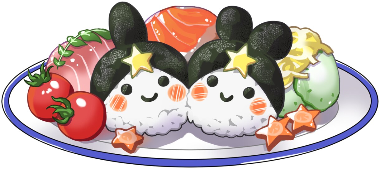 食べ物イラスト描きます つやつやおいしそう！な食べ物に仕上げます！ イメージ1