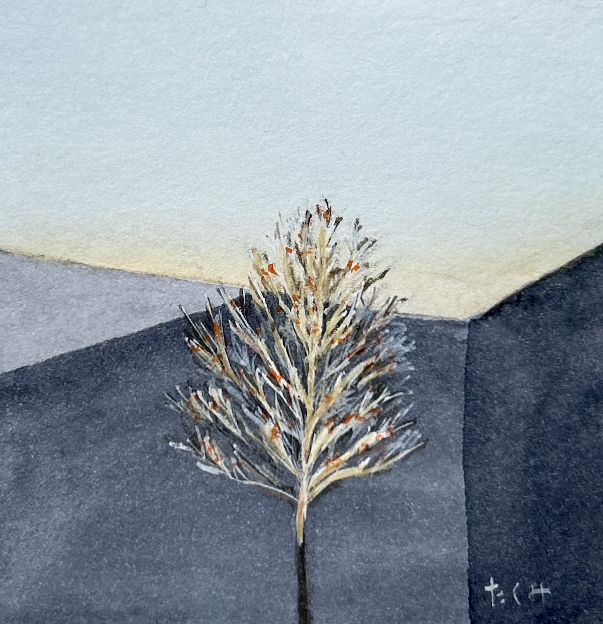 郵送・A5以下＊絵本の1ページのような絵を描きます アナログで水彩アート制作後、郵送します。 イメージ6