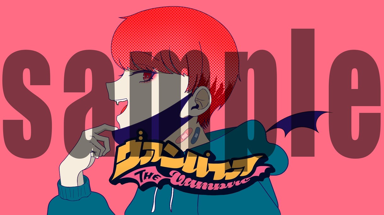 ヴァンパイアパロディイラスト作成します 歌みたのサムネが必要な方に作成いたします！ イメージ3