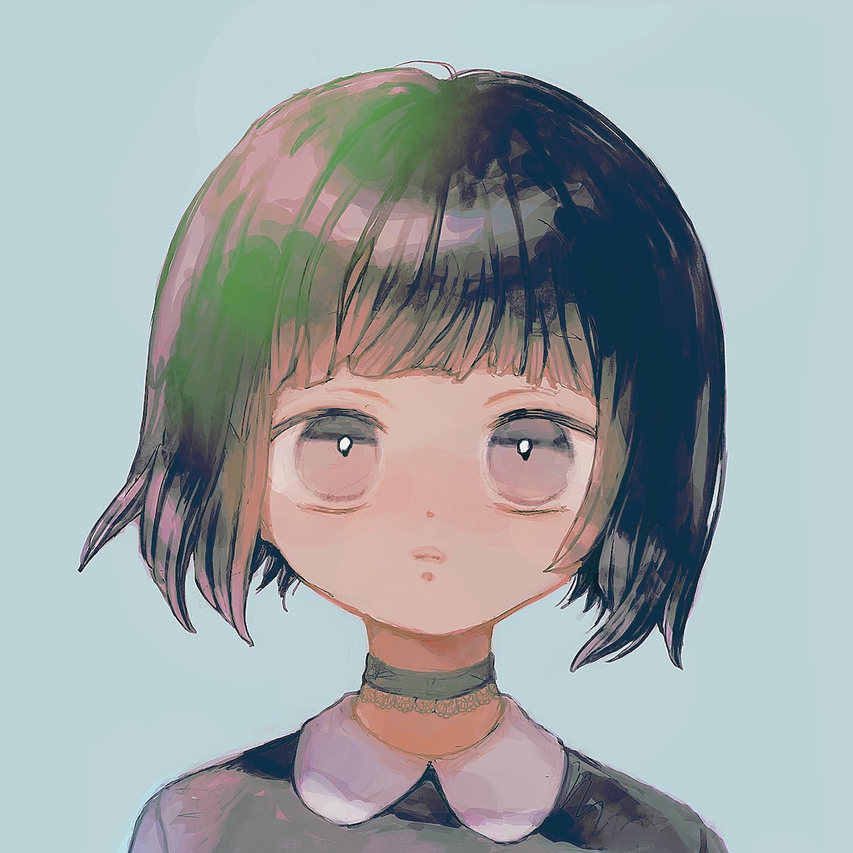 顔メインのイラスト作成します アイコンなどに　女の子などの顔イラスト イメージ2