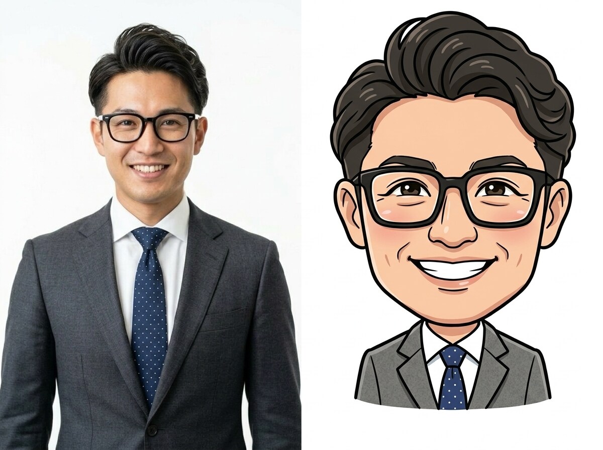チラシやHPに使えるスタッフイラスト作成します 写真からそっくりスタッフ似顔絵を制作！ イメージ2