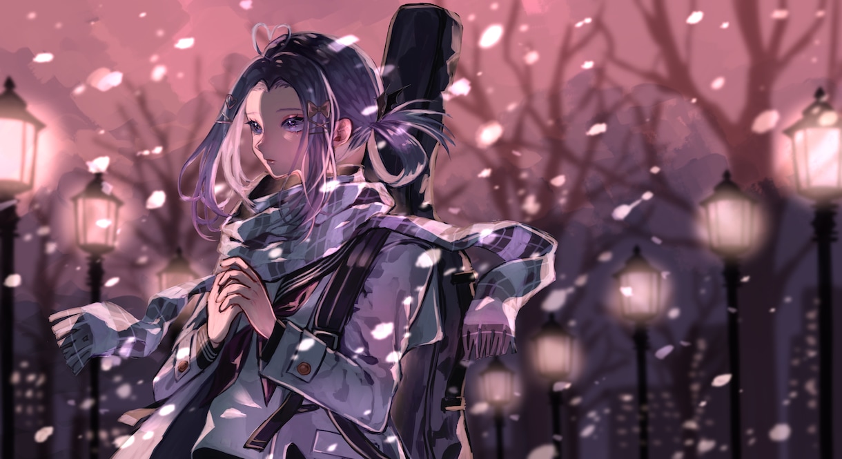 色鮮やかで目を惹く美しいイラスト描きます MVやサムネイル、立ち絵などに！ イメージ2