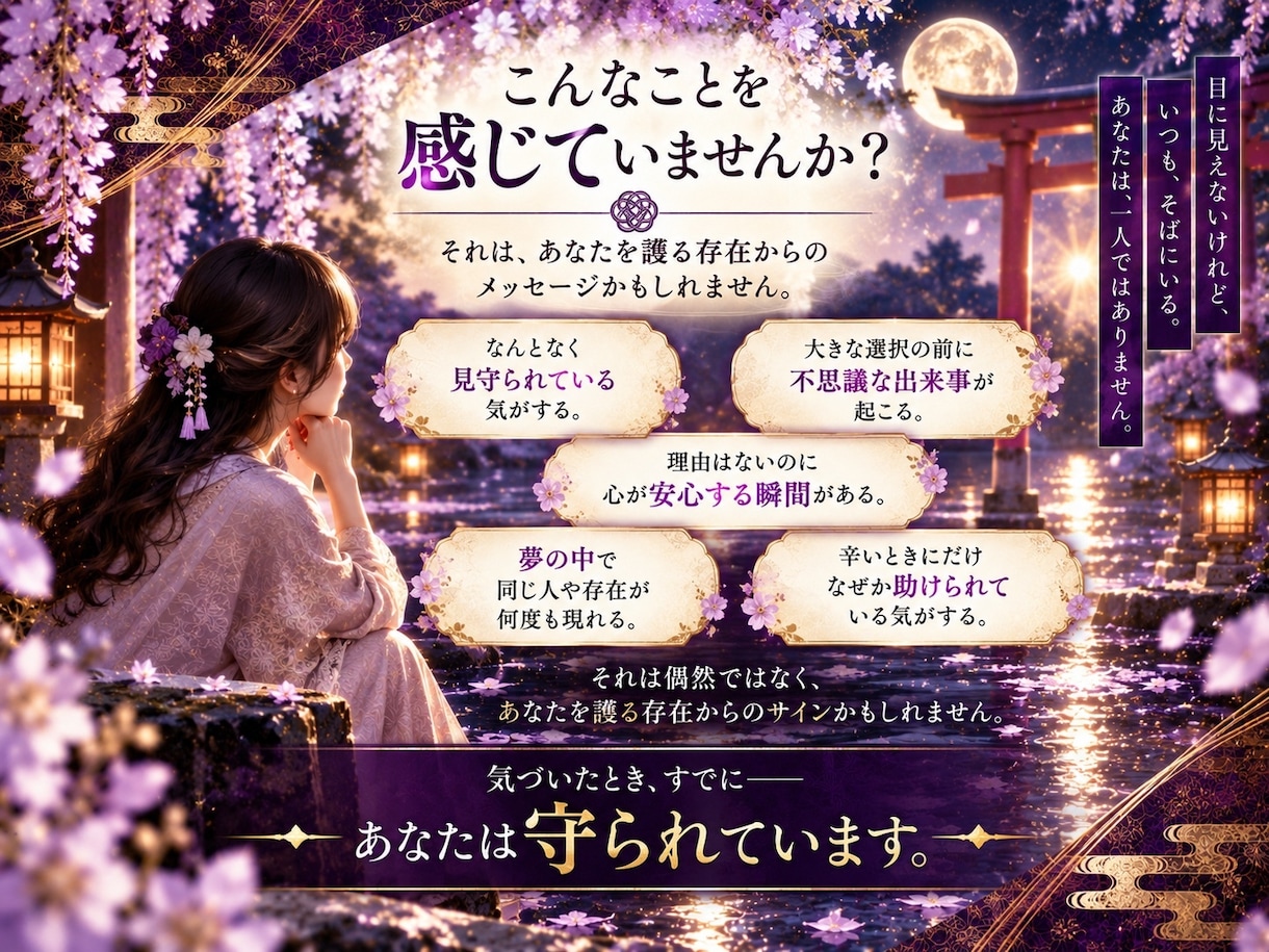 あなたを守る守護霊の正体を霊視します 姿・特徴・役割｜今あなたへ伝えたい言葉 イメージ2