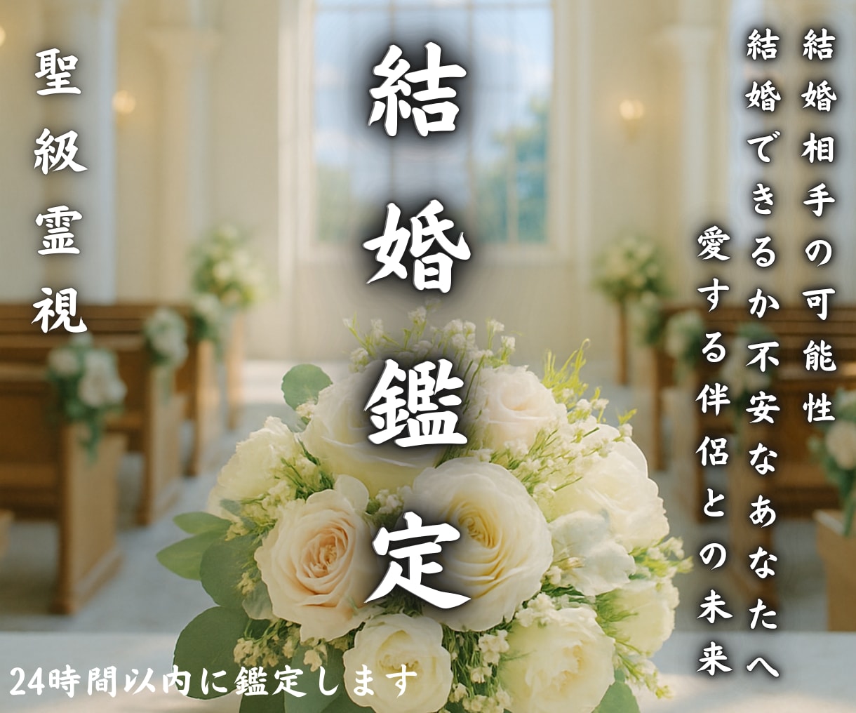 聖級霊視鑑定【運命の結婚】現在～未来のご縁を視ます 未来のご縁、見逃さないで。結婚の可能性を視る 占い・相談 イメージ1