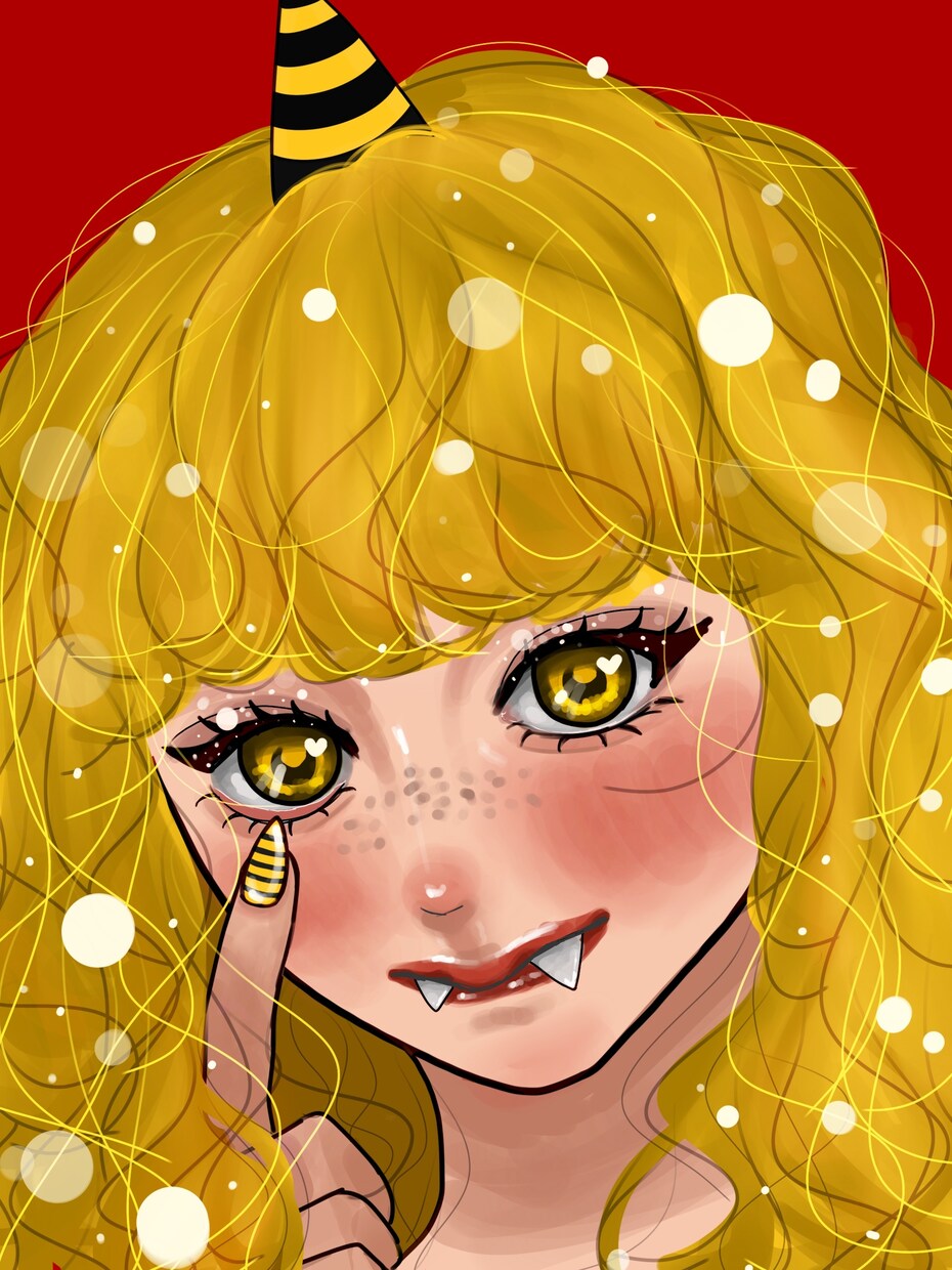 お顔から上を描きます 可愛い絵、似顔絵、一生懸命かきます♪ イメージ5
