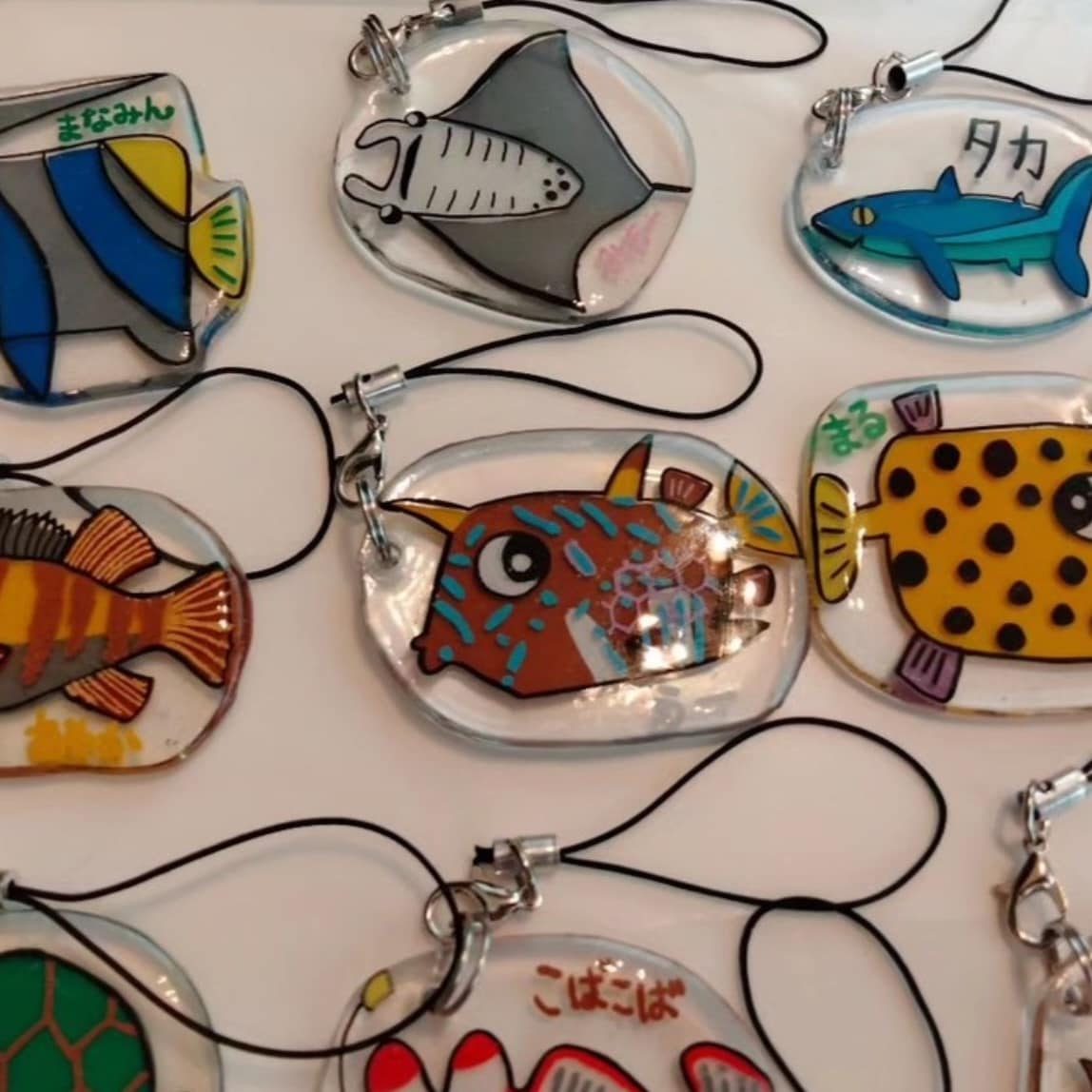 世界に一つだけのキーホルダーを作ります お魚さんとお名前お入れします！とっても可愛いイラスト♪ イメージ3