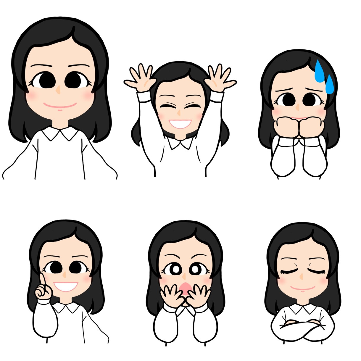 シンプル × ゆる可愛いイラストをお作りします SNSやブログ、挿絵に使いやすいイラストをお作りします♪ イメージ6
