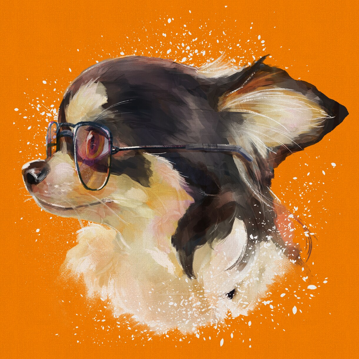 あなたの大切なペットをポップなイラストにします ペットイラスト・ワンちゃんやねこちゃんを一枚絵に イメージ4