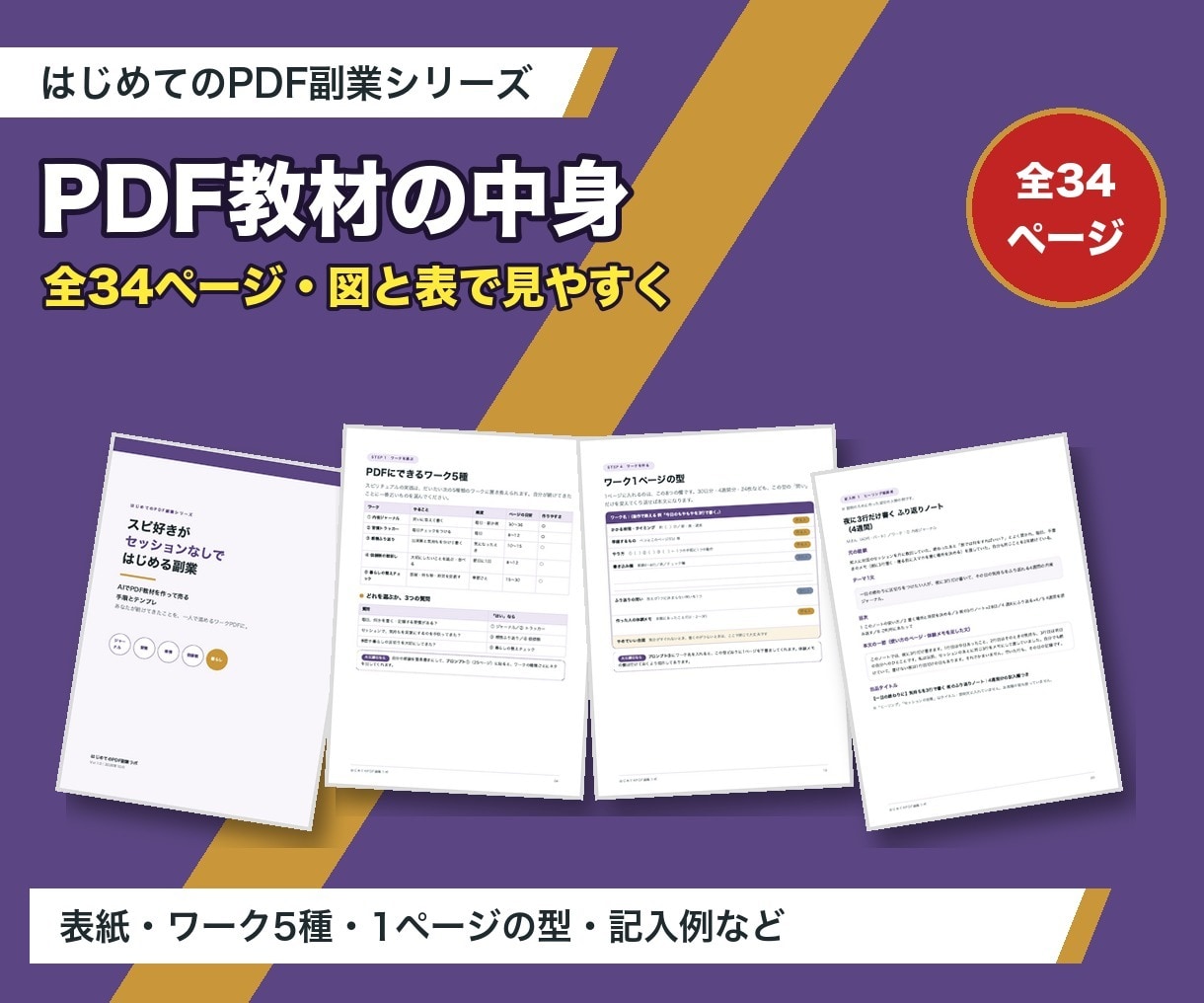 スピ好きがセッションなしではじめる副業を教えます セッションなしでOK｜ジャーナル・習慣ノートの記入例つき イメージ5