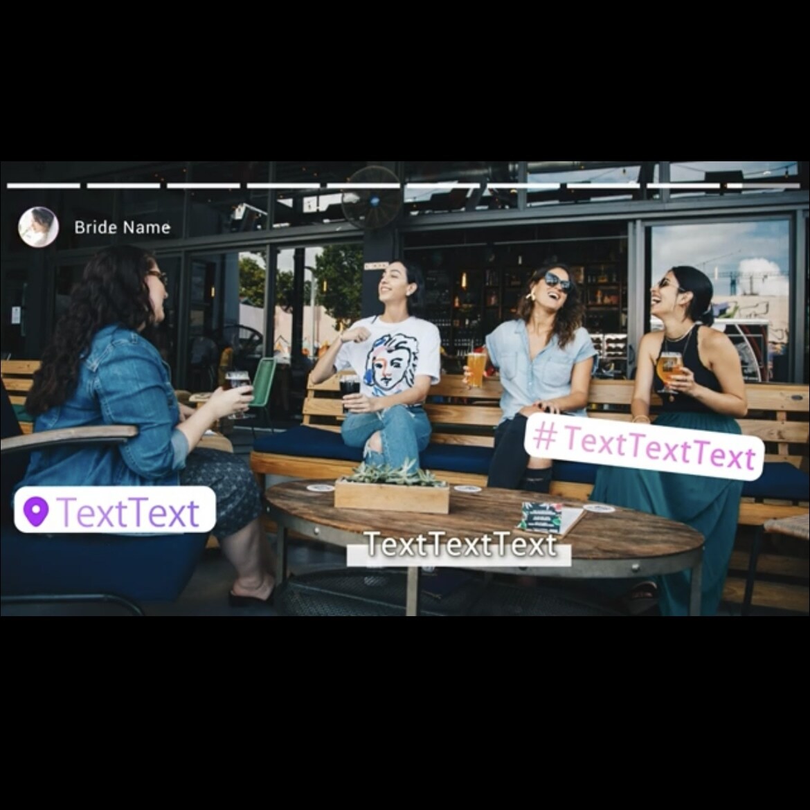 インスタ風プロフィールムービー作成します SNSを用いたプロ級の動画編集テンプレート イメージ3