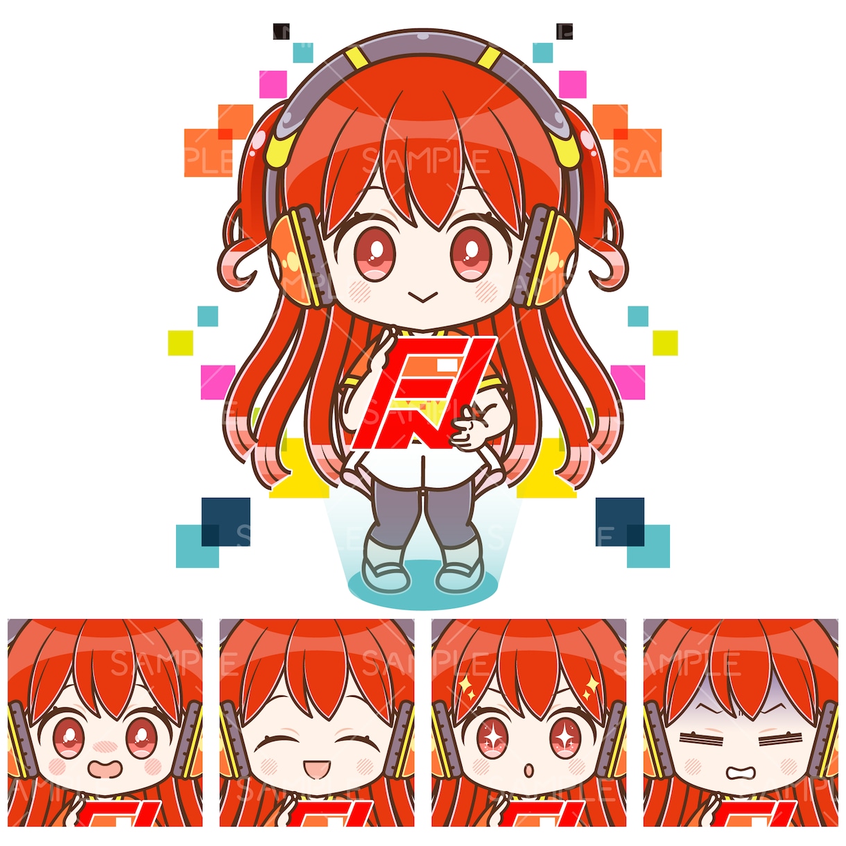 かわいいミニキャラ・デフォルメイラストお描きします 商用可◆Illustrator使用◆グッズ入稿データ制作対応 イメージ10
