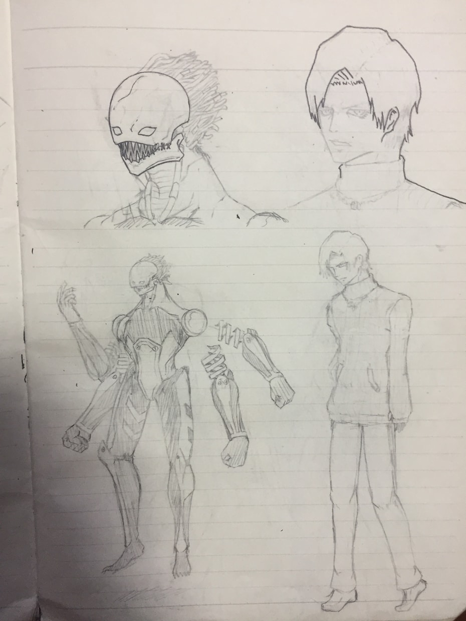キャラ、モンスター、動物、などのラフ画を提供します デフォルメからクリーチャーまでなんでも描きます イメージ7