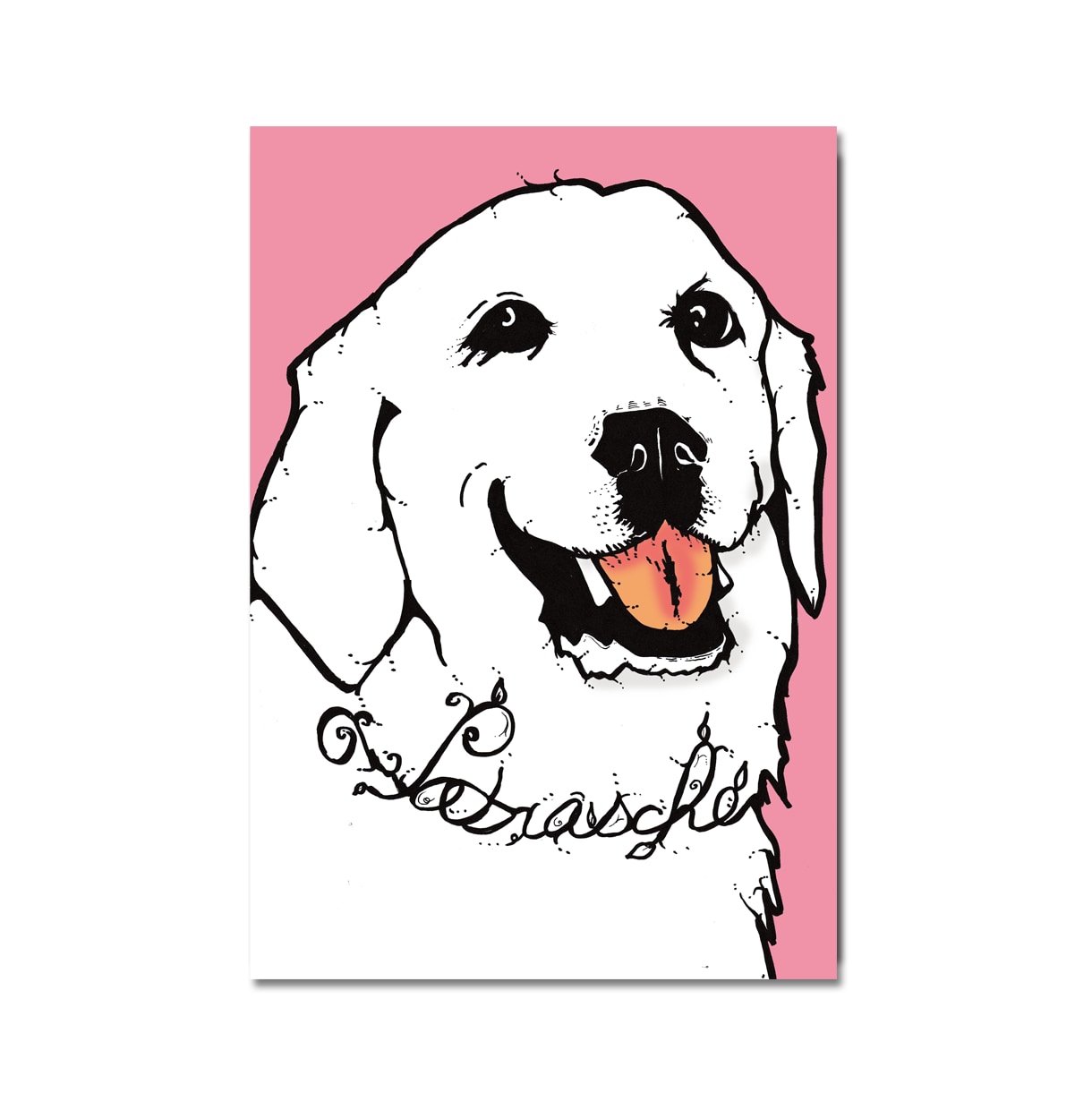 絵具で手書きの愛犬との特別な瞬間を描きます 世界でたった1枚の宝物をアートとして残しませんか？ イメージ1