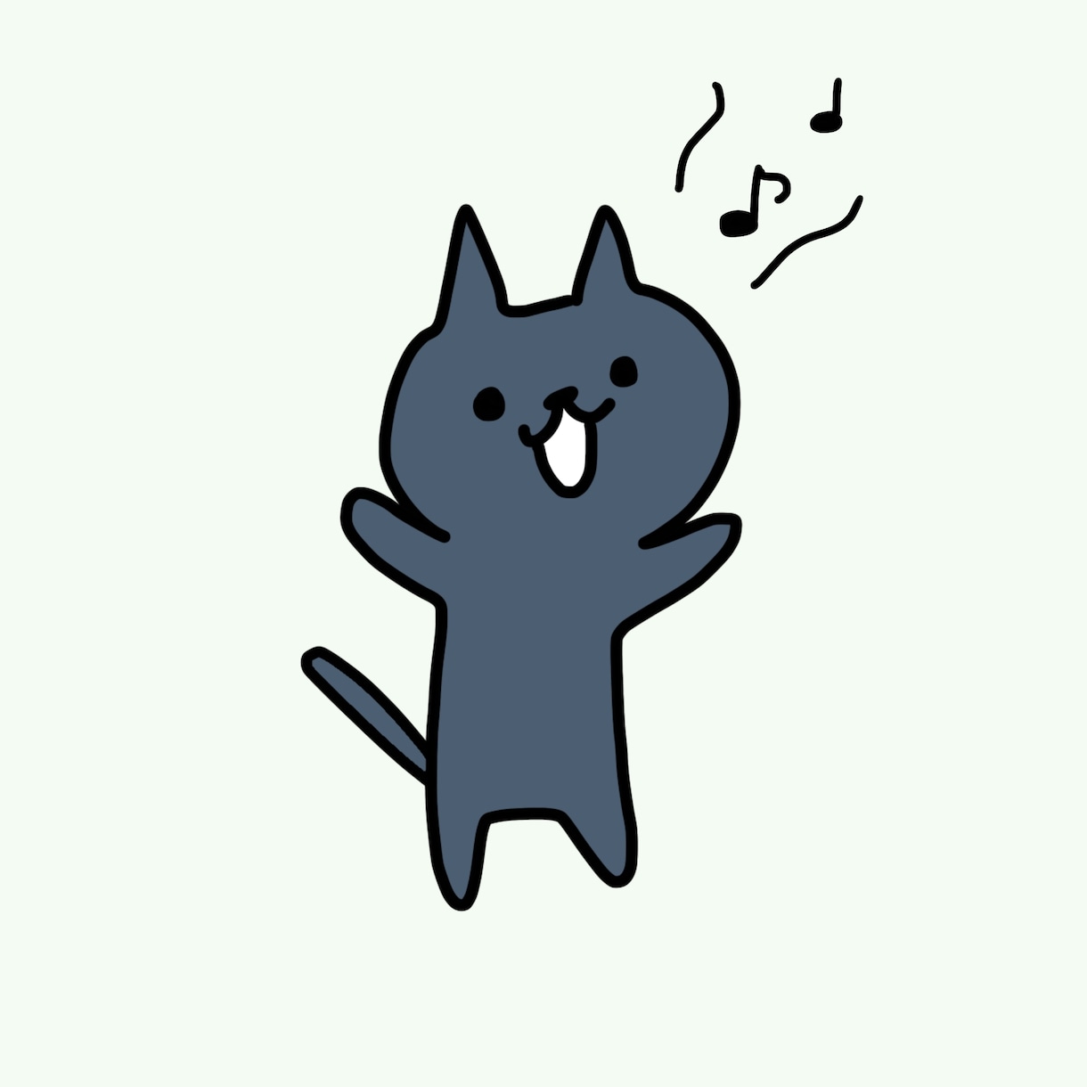 ちょっと人っぽい、ゆるい猫のイラストを描きます 商用OK！SNSアイコン・ブログやSNS投稿の挿絵にも イメージ4