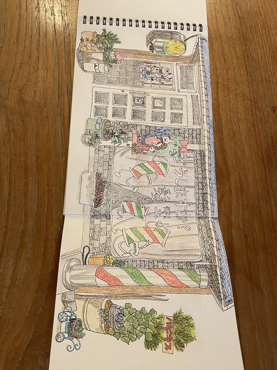 色鉛筆画　手描きの建物イラスト描きます 店舗紹介・外観/習い事教室紹介/家のイラストなど イメージ4