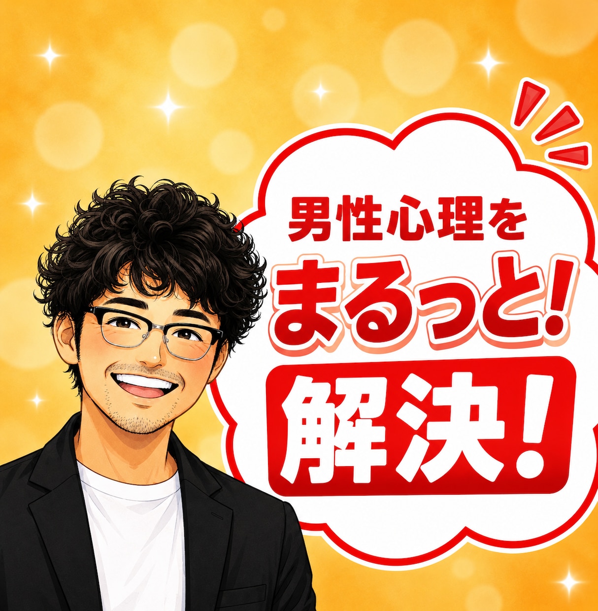 元吉本の芸人が男性心理の本音まるっと解決します 1分からOK！✨現役カウンセラーがもつれた糸を解きほぐします イメージ1