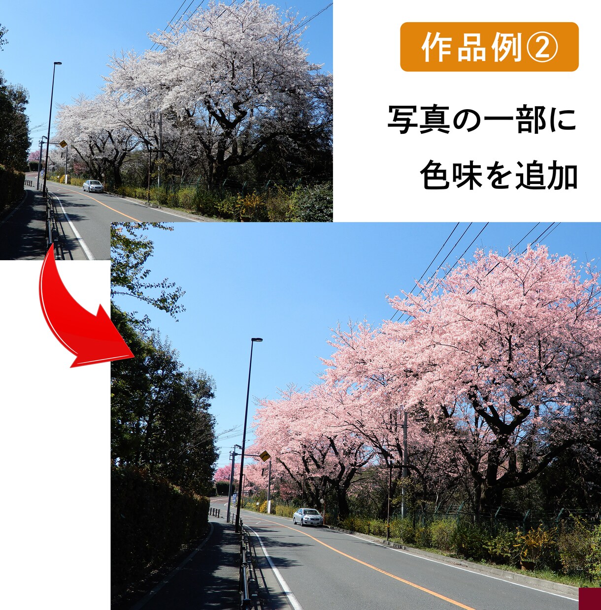 画像の一部またはすべての色を変更します メルカリ、ヤフオク、BASE等への出品画像でお困りの方へ イメージ3