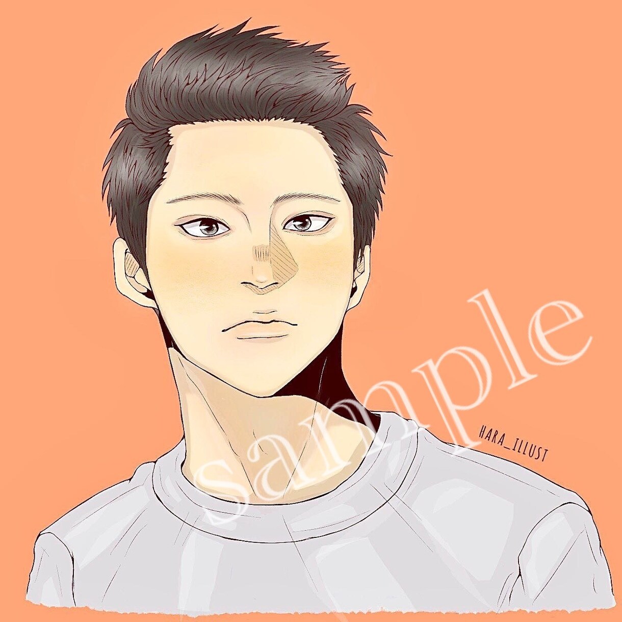 お写真を元に丁寧に似顔絵風イラストを描きます ❁自分だけのSNSアイコン・プレゼント用・記念日などに❁ イメージ5
