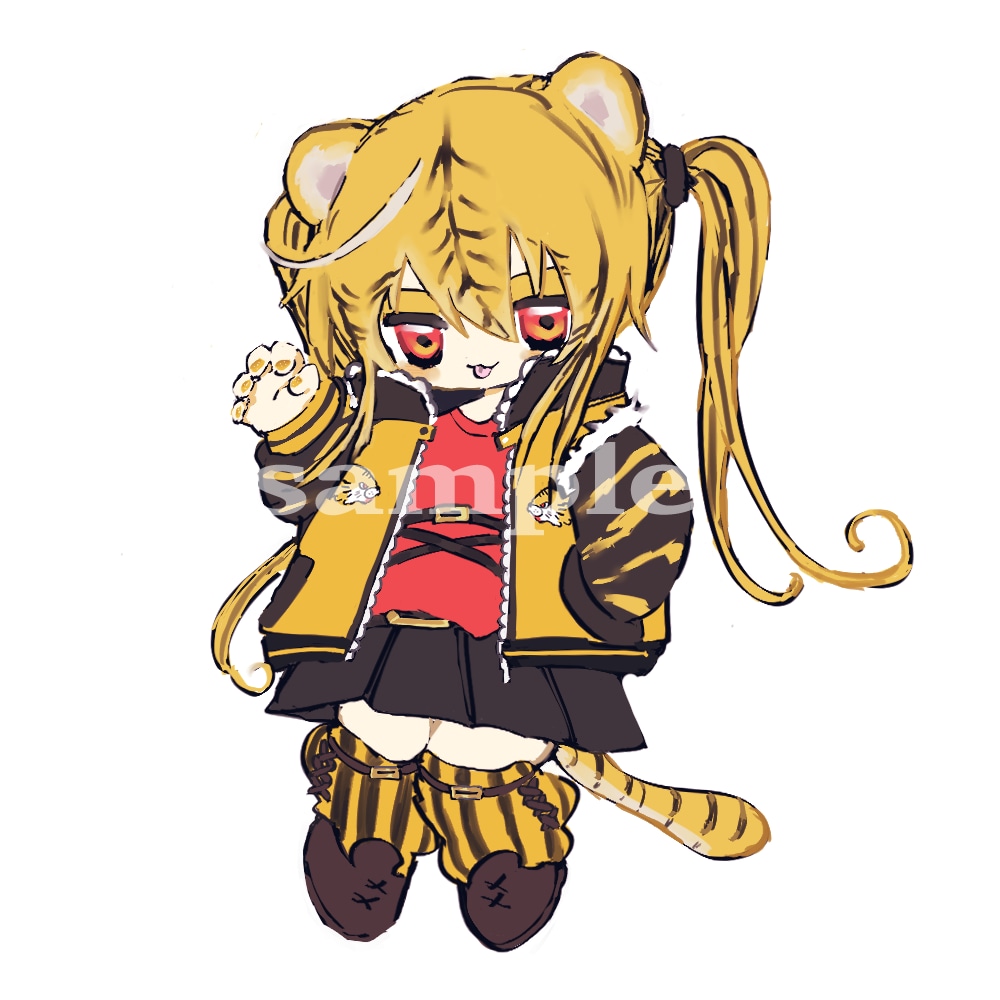 かわいい絵柄でアイコン描きます 通常頭身、デフォルメどちらもお任せ下さい！ イメージ5