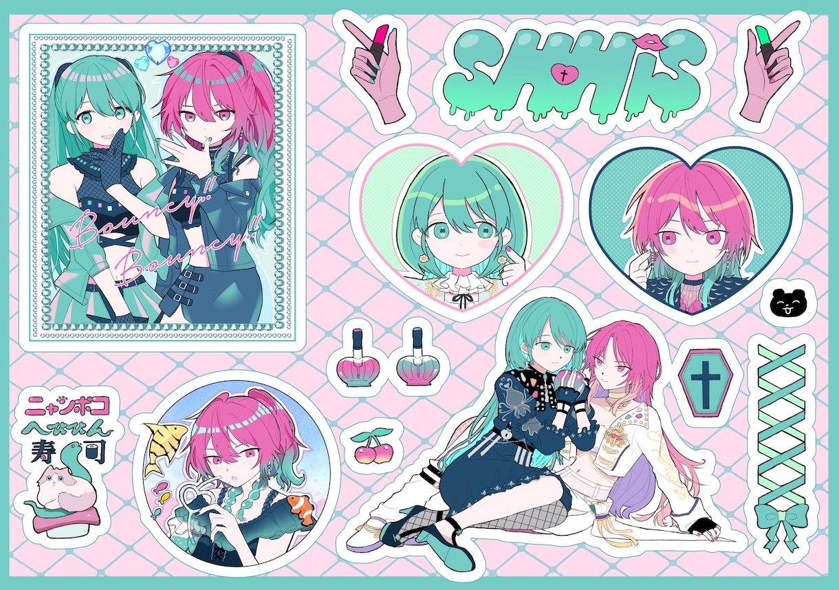 SNSアイコン、立ち絵、サムネ承ります ニーズに合わせたかわいいイラストを制作します イメージ9