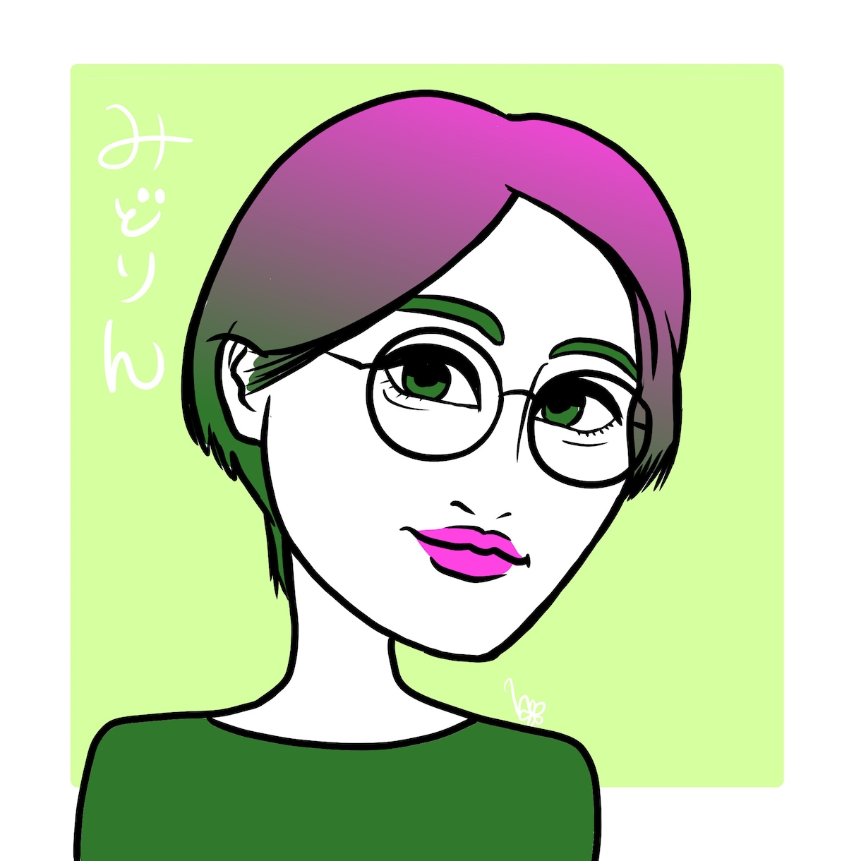 人とは違う個性派アイコン描きます Twitterや LINE用に他の人とはちょっと違う似顔絵 イメージ4