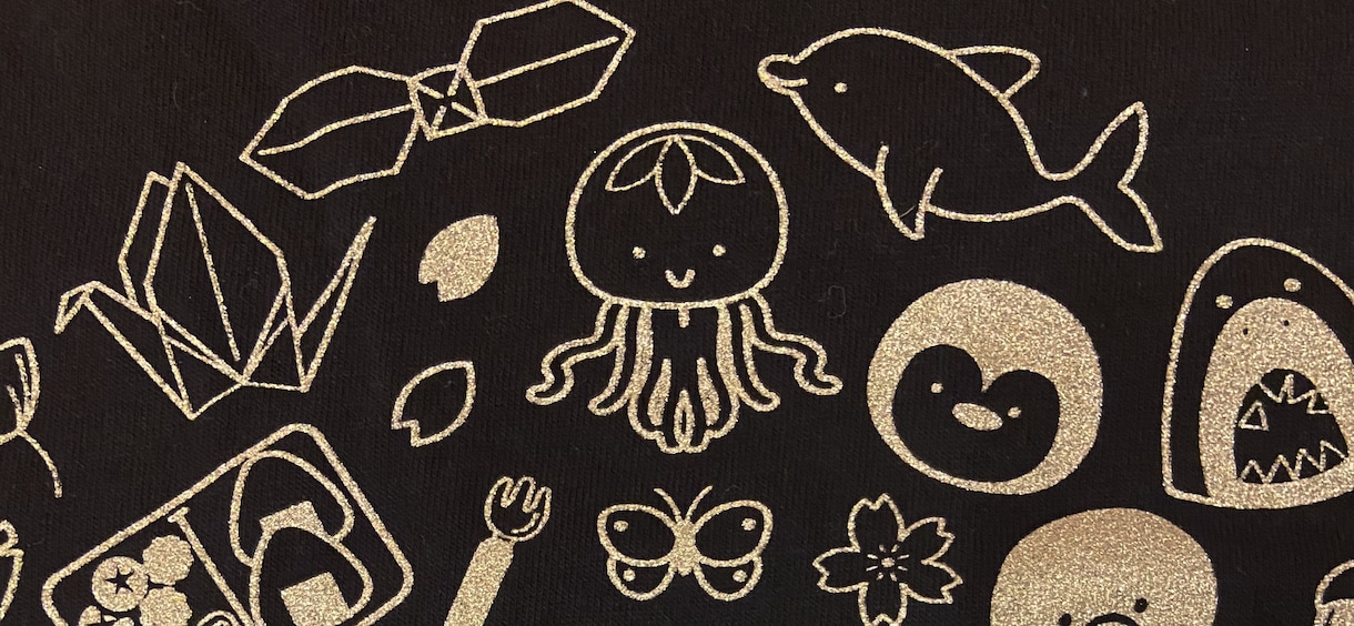 大切な記念に。オリジナルTシャツをデザインします 思い出や大切なモチーフで構成したTシャツを作成致します。 イメージ3
