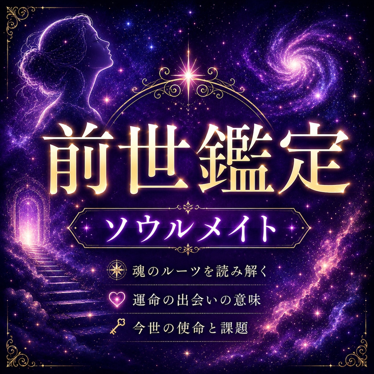 前世の導きと現世の宿命★あの人との前世を鑑定します ソウルメイト/ツインレイ/前世の導き/現世の宿命/現世の課題 イメージ1