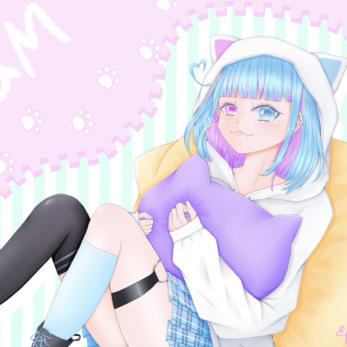商用利用可◎ カラフルでポップなアイコン描きます SNS等で使えるアイコン、ペアアイコンなどにどうぞ！ イメージ8