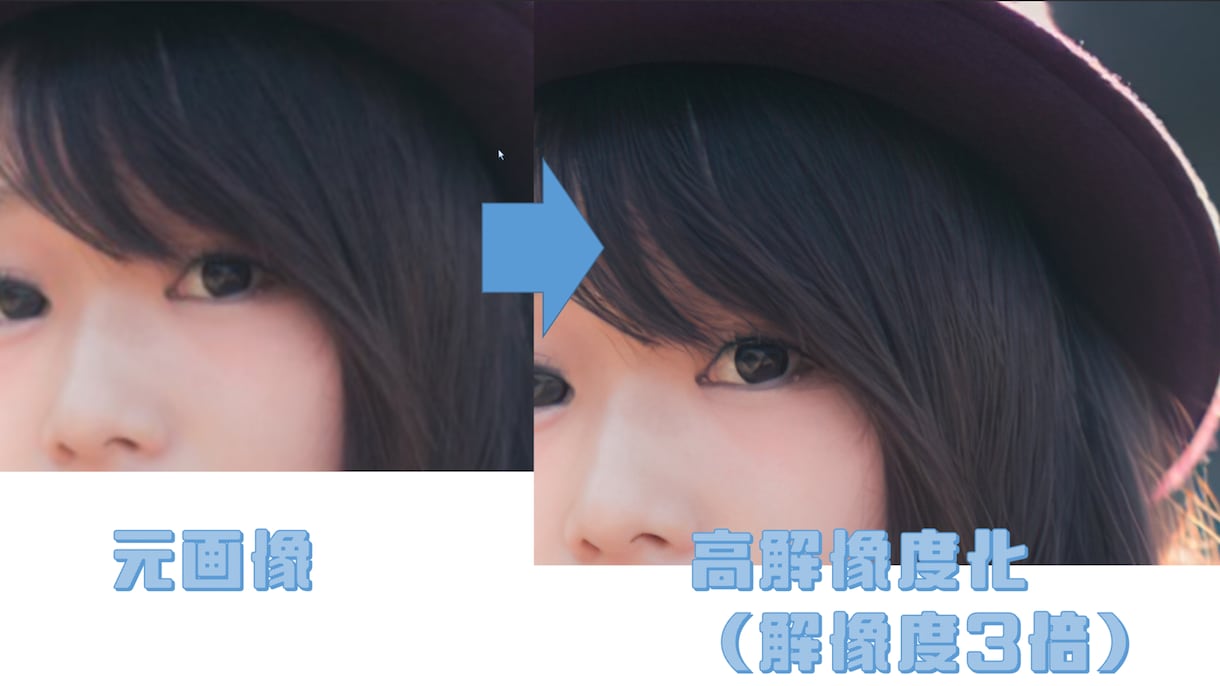 一枚100円で写真をAIの力で高画質、綺麗にします 超激安で解像度の低い画像をAIの力で精細にします！ イメージ3