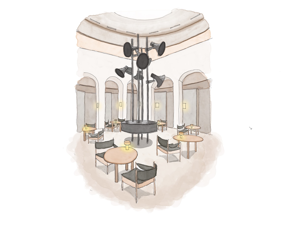 手描きの内観パース（立体・アイソメ）を描きます 店舗や住宅の内観マップを手描きの水彩イラストに！ イメージ1