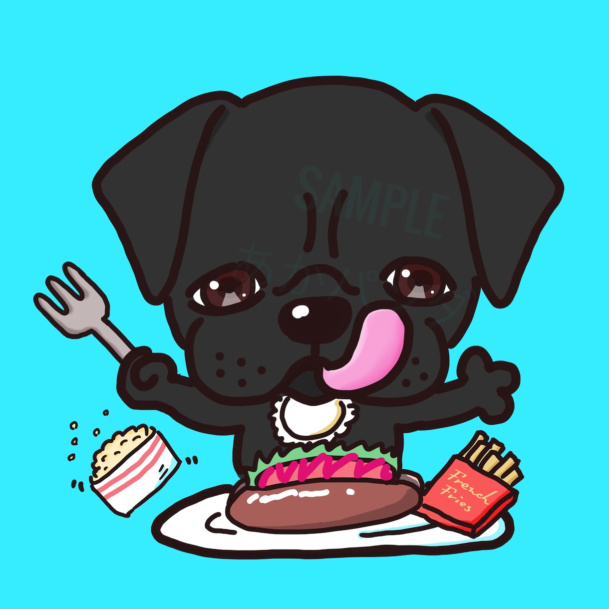 かわいい動物アイコン描きます あなたのお気に入りの動物でSNSアイコンを彩ってみませんか？ イメージ4
