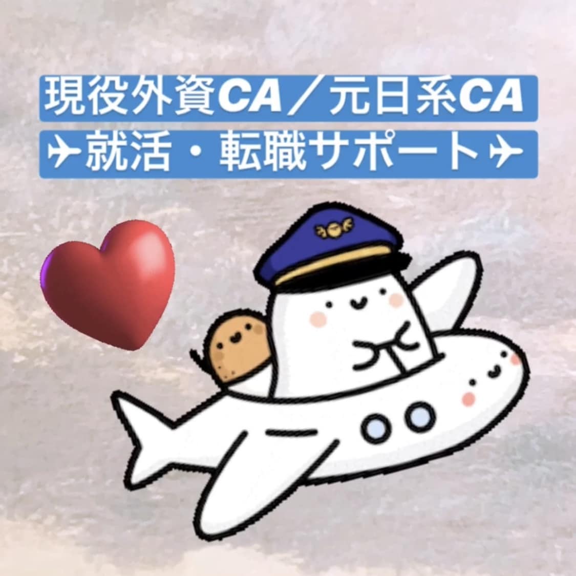 現役外資系CA/元日系CAが就活サポートします 絶対にCAになりたい方、夢を一緒に叶えましょう！ イメージ1