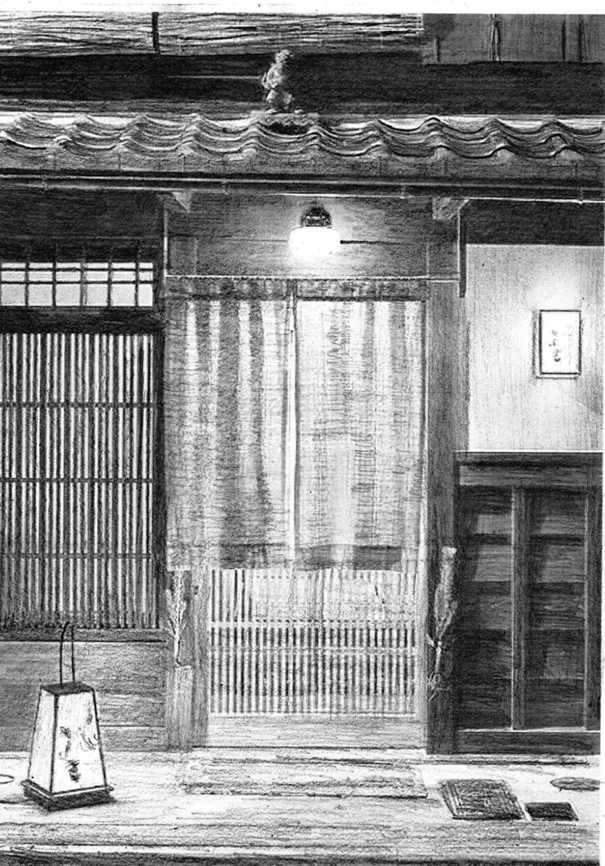 あなたの似顔絵ペット玄関風景何でも描きます 写真はあるけど絵はなかなか無いよね イメージ7