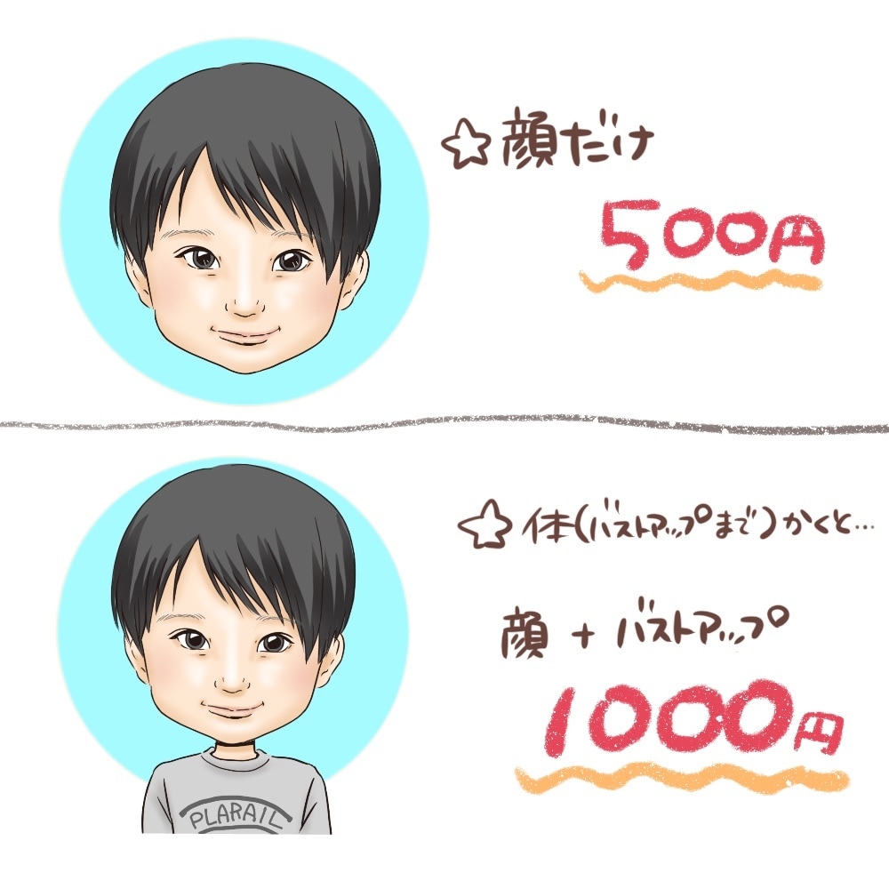 顔だけアイコン描きます SNSのアイコン、名刺に！目立ちますよ(*^^*) イメージ2