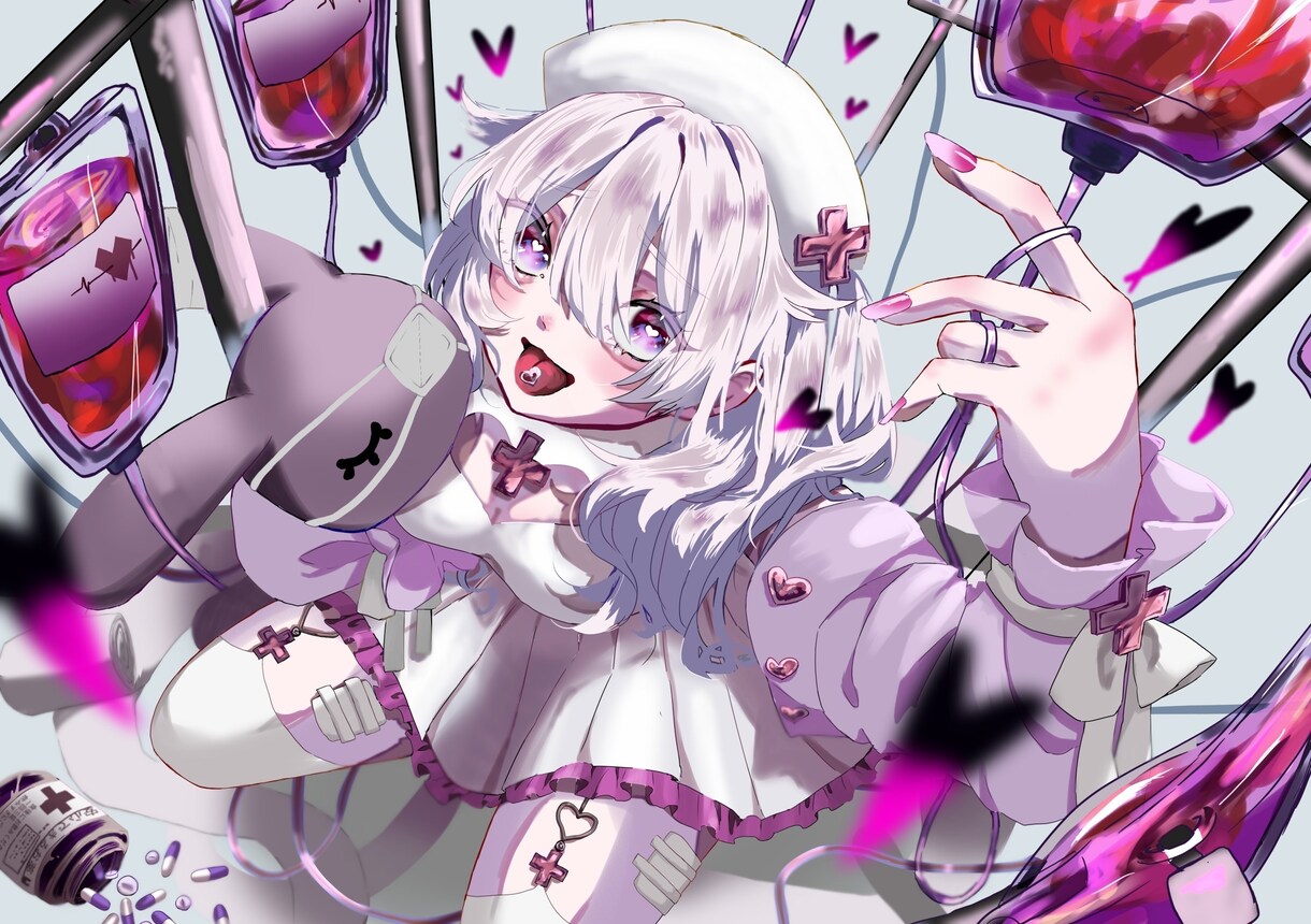 オリジナルアイコン/イラストお描きします 納得いくまで一緒に作成します☆修正無料☆表情差分2パターン イメージ1