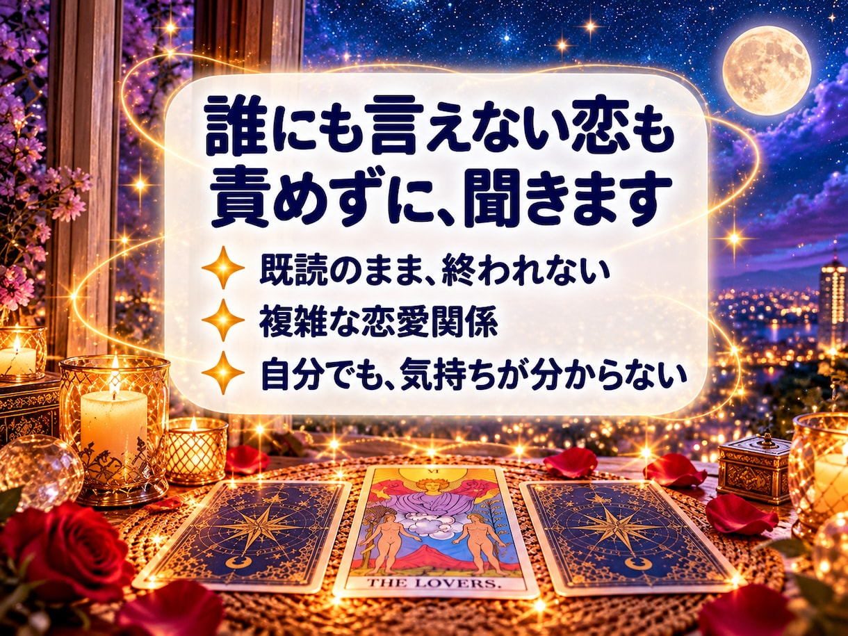 片思い・復縁｜あの人の本音と気持ちを霊視します 既読のまま、終われない恋｜複雑恋愛・音信不通も視ます イメージ4