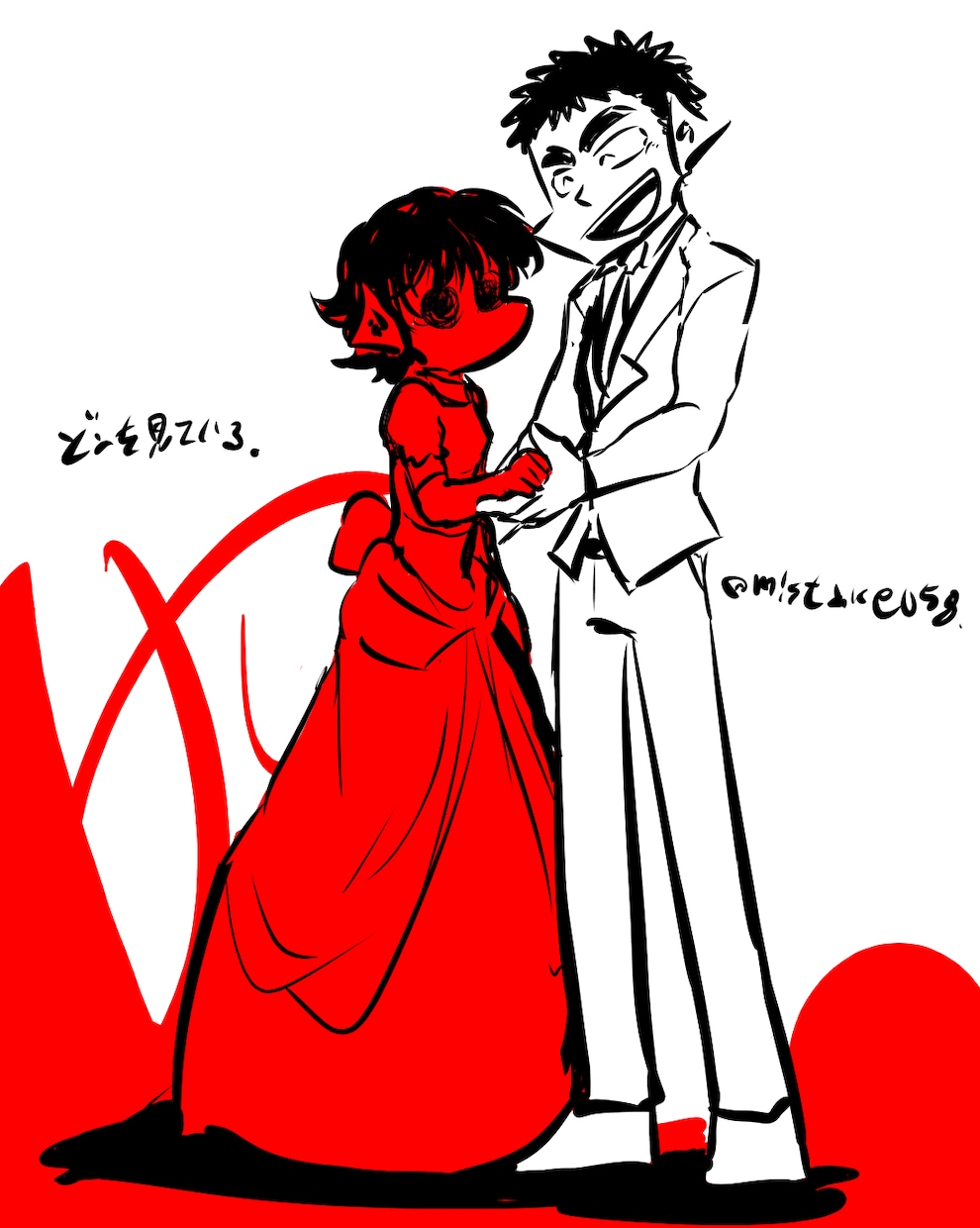 2Dホラーゲームのイラストを描きます PC・スマホ用のイラストを提供出来ます イメージ1