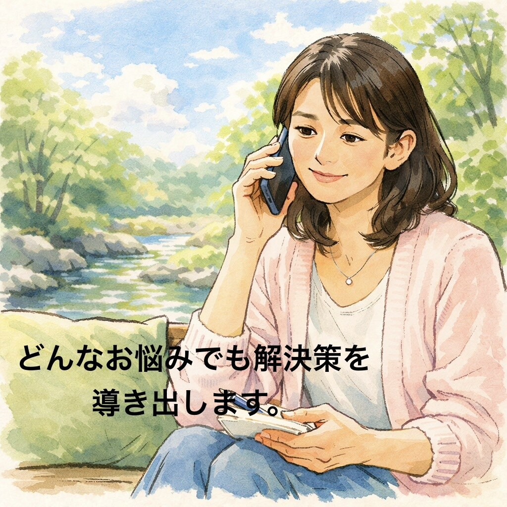 お悩み全般相談に乗ります 今まで私が経験してきた経験値と必要な方には言葉が降りてきます イメージ1